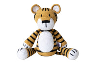 Bru- tigre de peluche tejido a mano