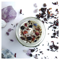 Frutos Rojos-Vela artesanal aromática.