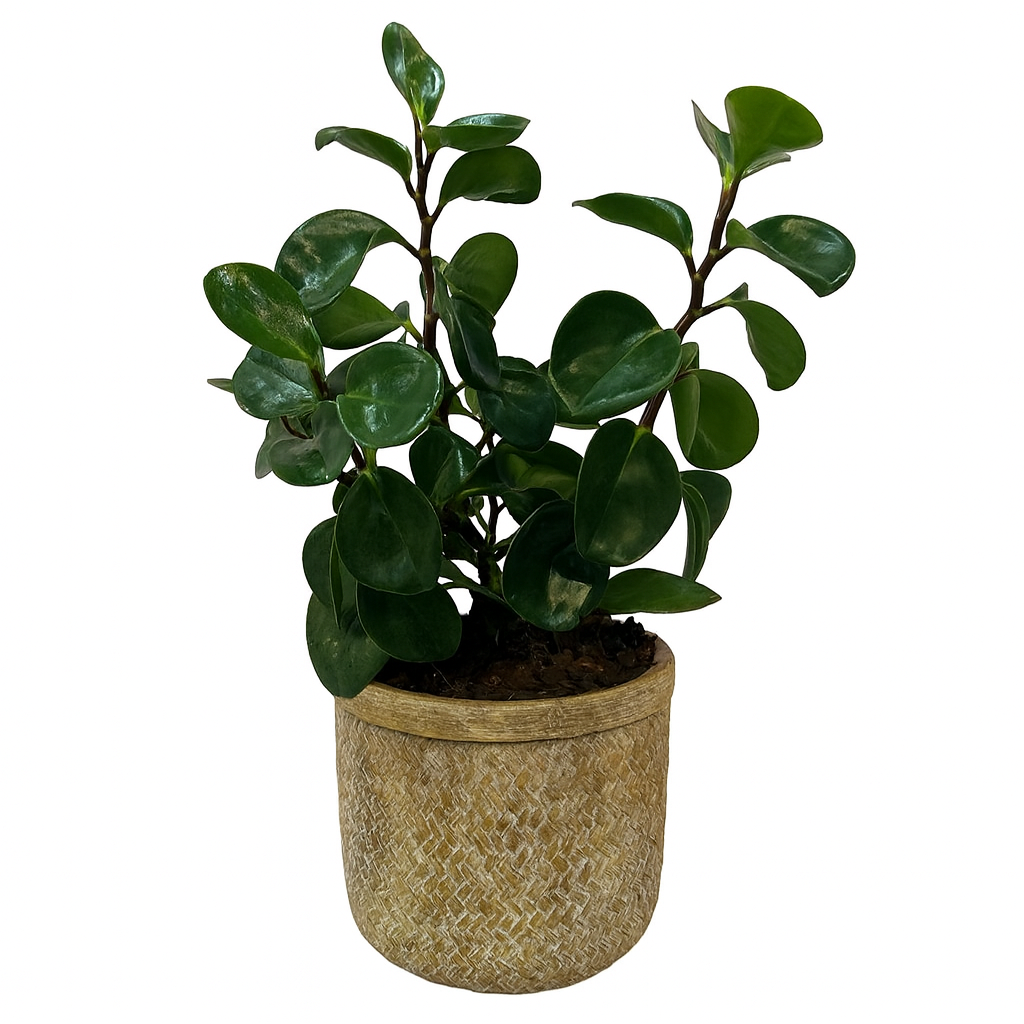 Antonio-maceta de cemento con Peperomia