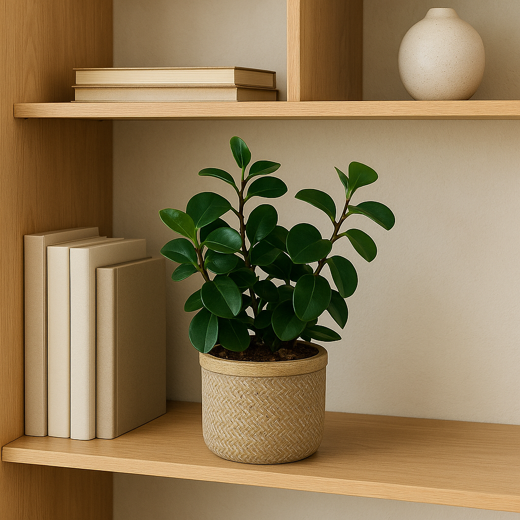 Antonio-maceta de cemento con Peperomia