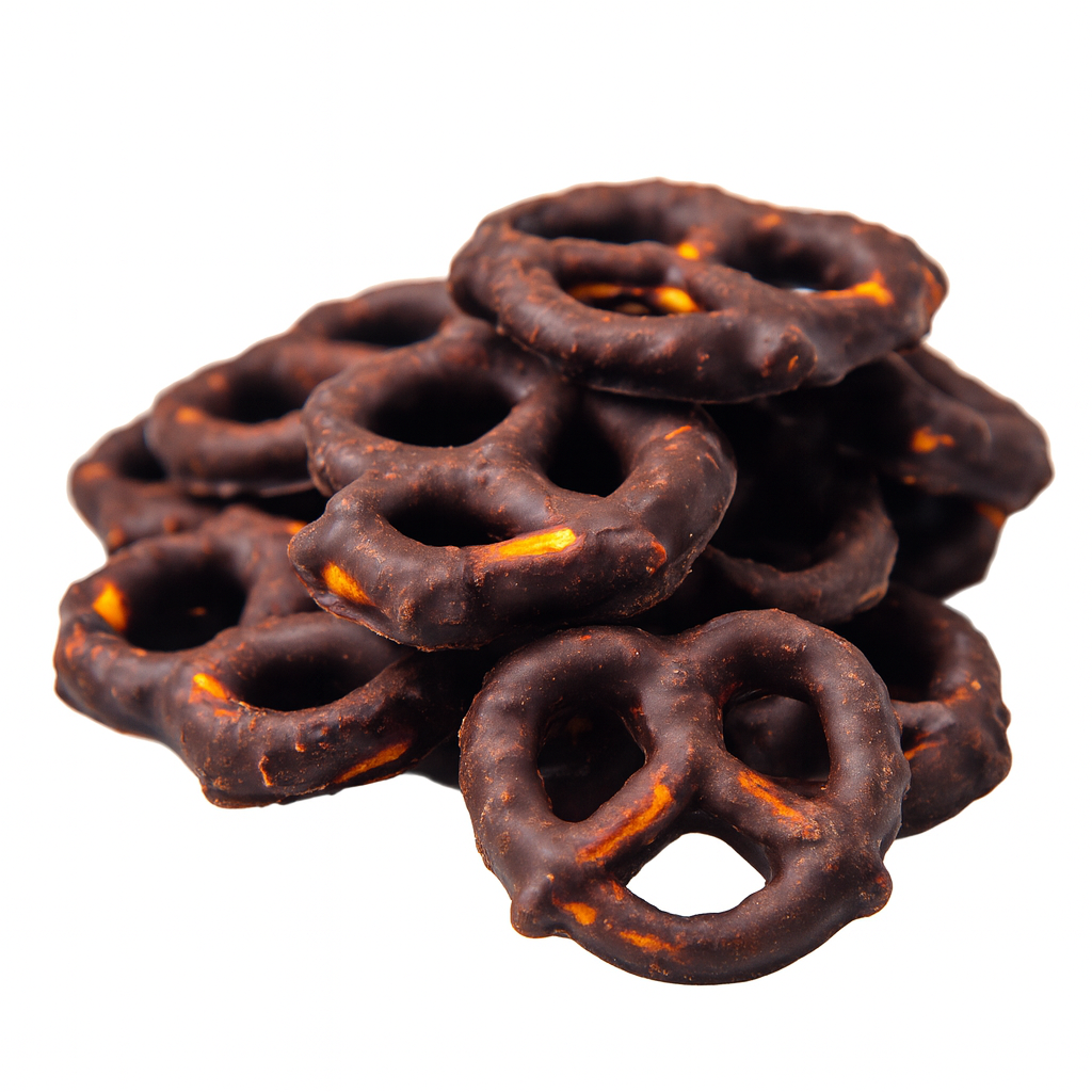 Pretzel con Chocolate Amargo