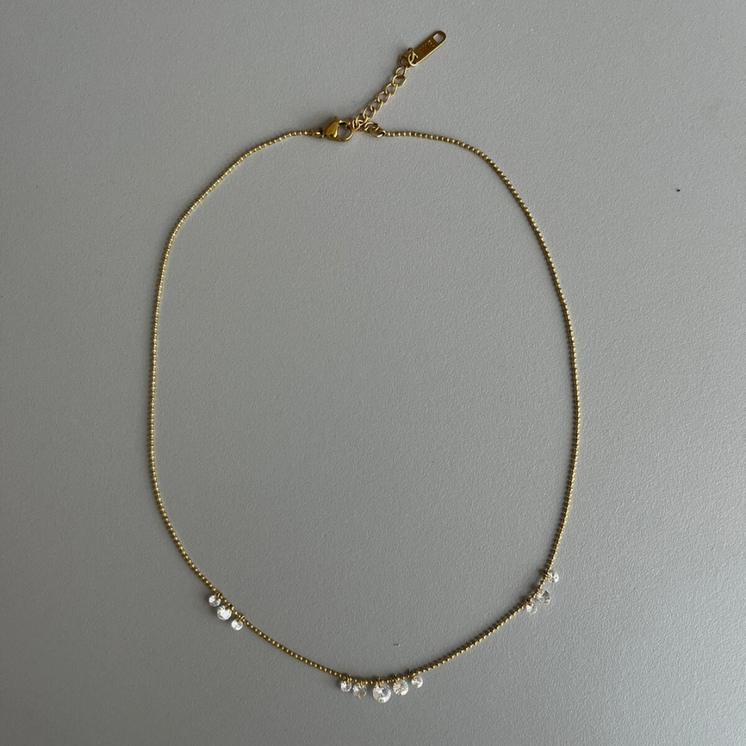 Collar Destellos-collar de  acero inoxidable