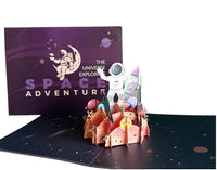 Tarjeta de Explorador Espacial Pop-Up