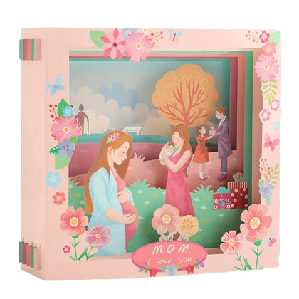 Tarjeta Pop Up 3D-Feliz día mamá