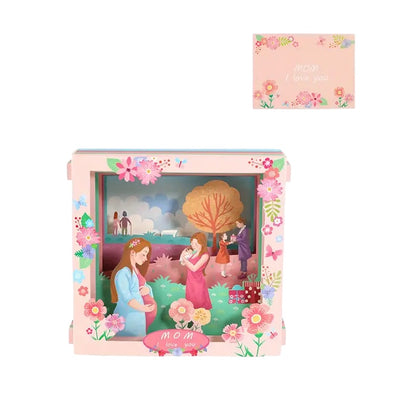 Tarjeta Pop Up 3D-Feliz día mamá