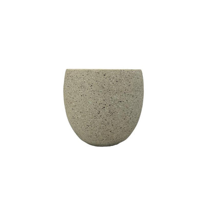 Gama-maceta de cemento estilo granito