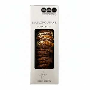 Mallorquina 3 chocolates - galleta bañada en chocolate 150g