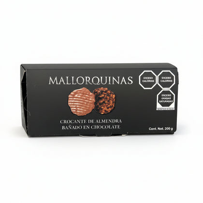Mallorquina almendra- galleta bañada en chocolate 200g