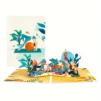 Tarjeta Pop Up 3D Mamá Yogui