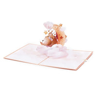 Tarjeta Pop Up 3D-Mamá osa con su bebé