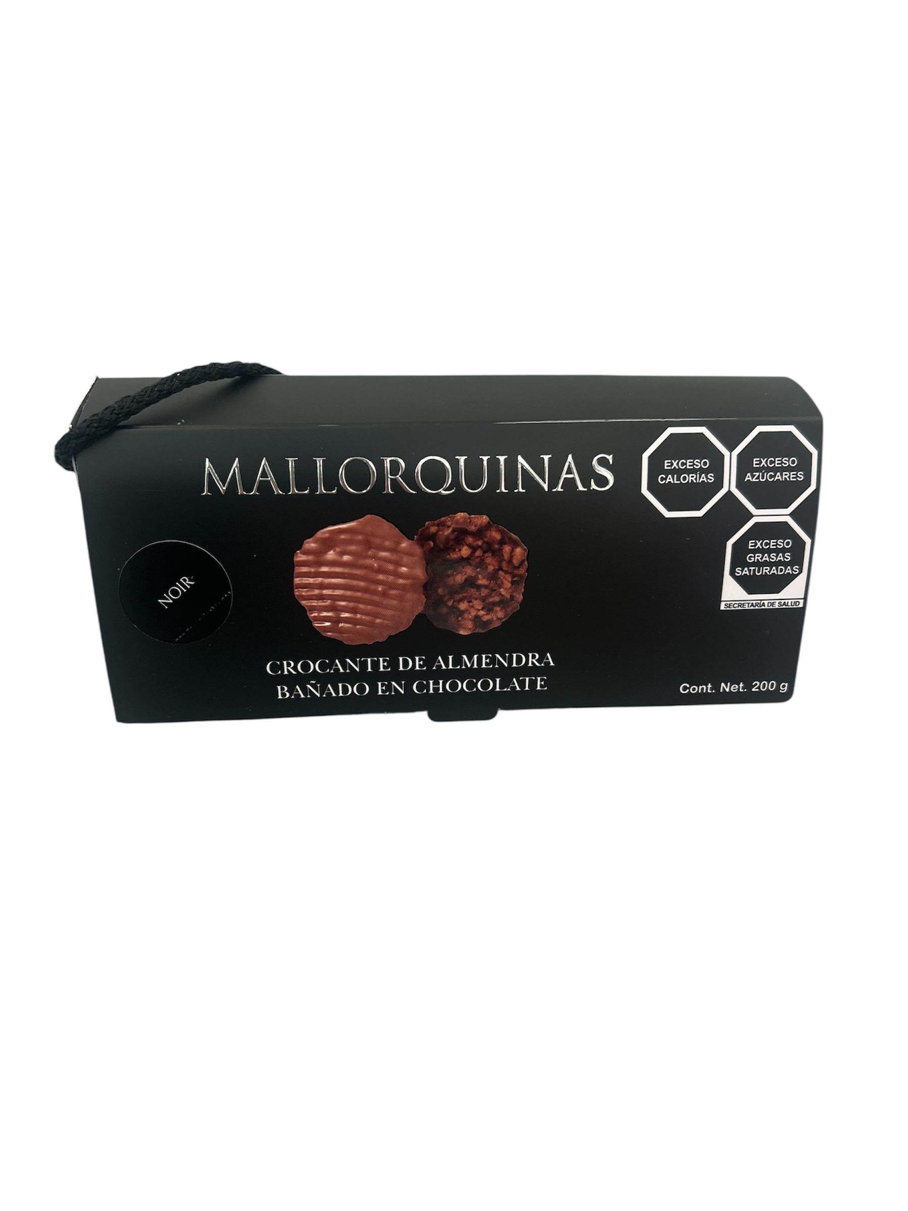 Mallorquina Noir- galleta bañada en chocolate