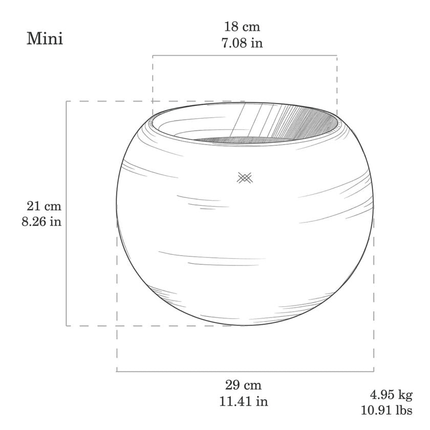 Layla-base de cerámica textura gris con 60 tulipanes