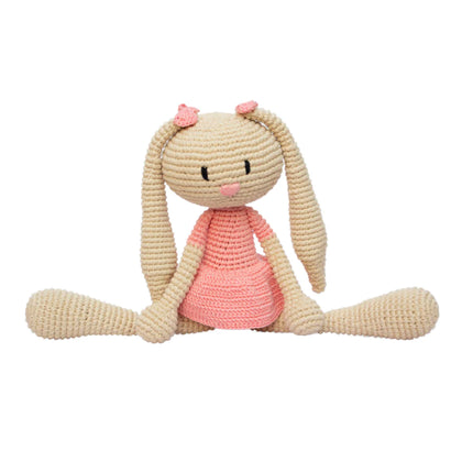 Patricia-coneja de peluche tejida a mano