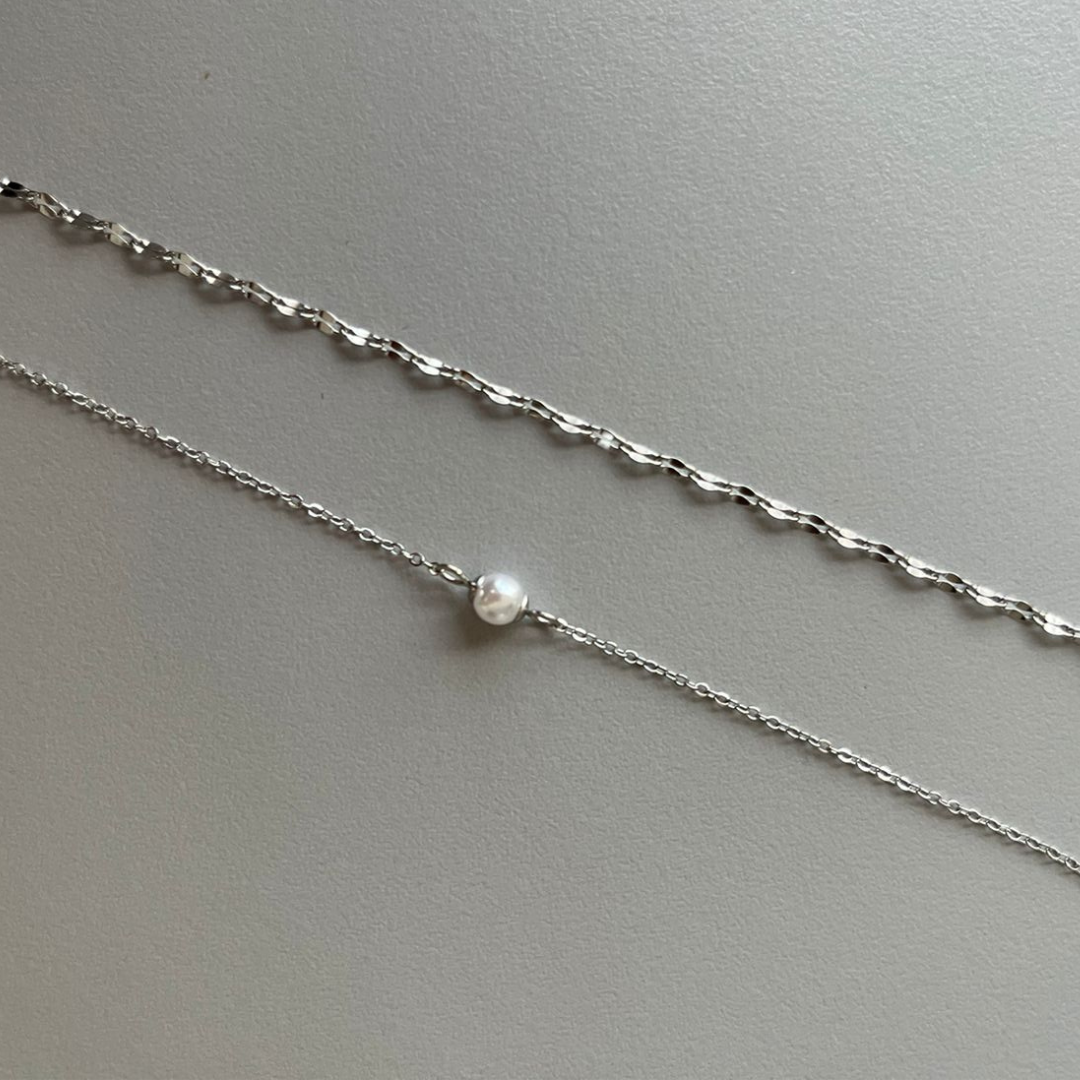 Perlita-set de pulseras de  acero inoxidable