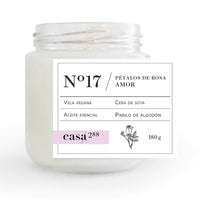 Amor-Vela artesanal aromática.