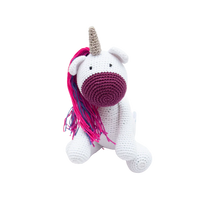 Unicorn -Unicornio de peluche rosa