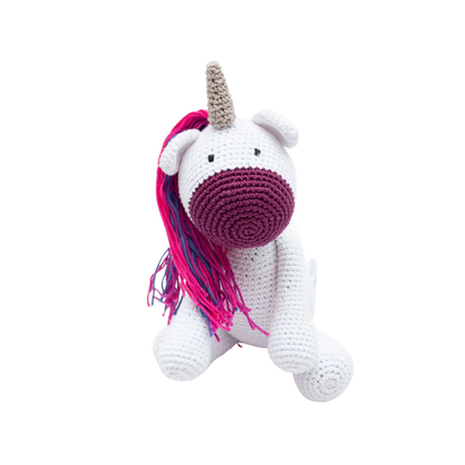 Unicorn -Unicornio de peluche rosa