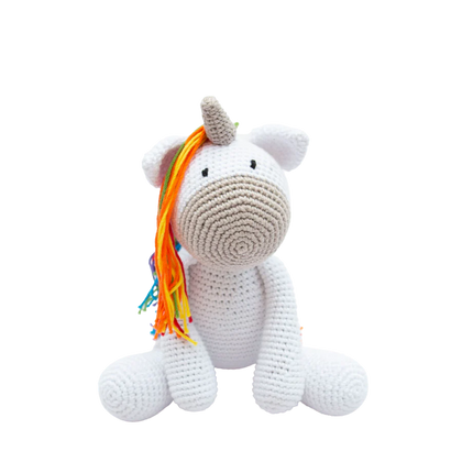 Rainbow -Unicornio de peluche de colores