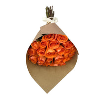 Ramo de 24 rosas naranja
