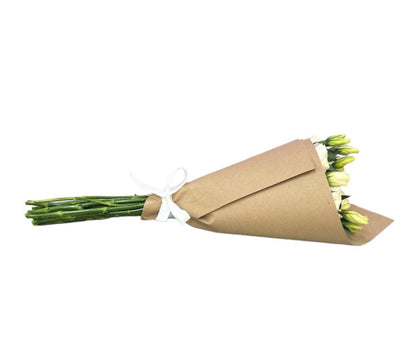 Ramo de lisianthus blanco