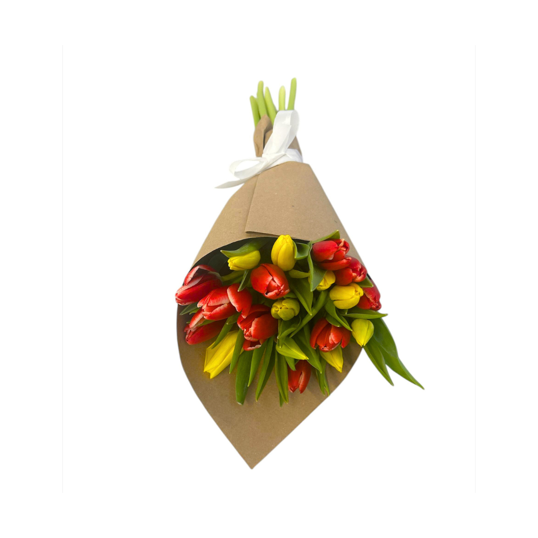 Ramo de 20 tulipanes mixtos