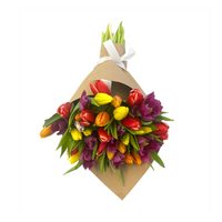 Ramo de 40 tulipanes mixtos