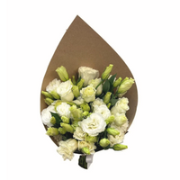 Ramo de lisianthus blanco