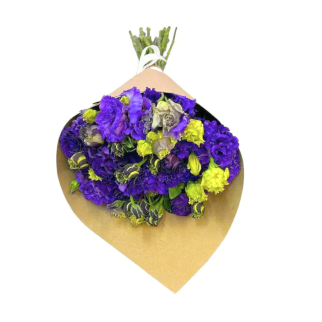 Ramo de lisianthus morado