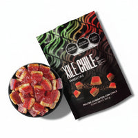 Sandiitas-pequeñas gomitas de dulce con sabor a sandía, cubiertas con chile y azúcar