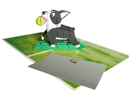 Tarjeta Pop Up 3D-Perrito Bolt
