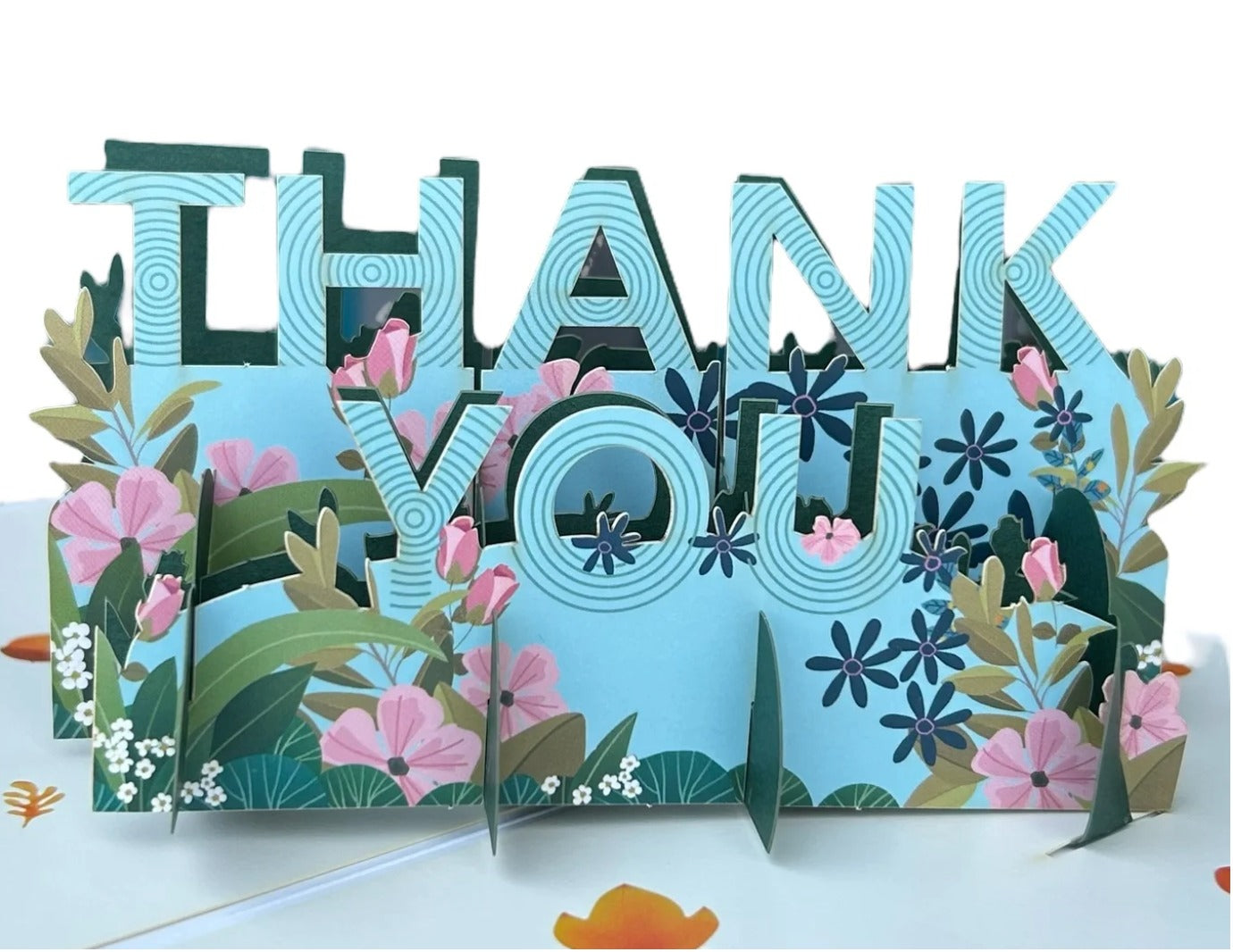 Tarjeta Thank You Pop Up- tarjeta de Agradecimiento