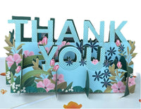 Tarjeta Thank You Pop Up- tarjeta de Agradecimiento