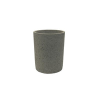 Cilindro granito-maceta en forma cilindro efecto granito
