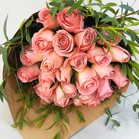 Ramo de 24 rosas rosas