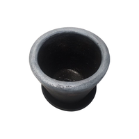 Maceta de Barro-modelo Sonora Meraki charcoal
